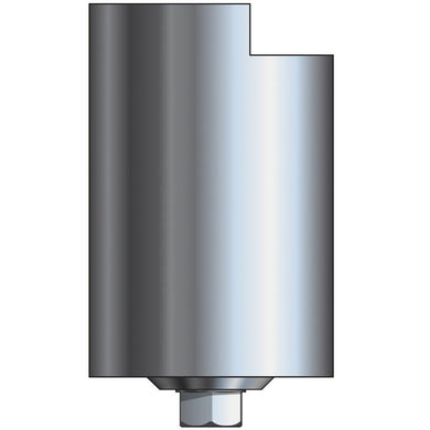 Inclusive® Titanium Abutment Blank compatible with: Zimmer Dental Screw-Vent® 4.5 mm