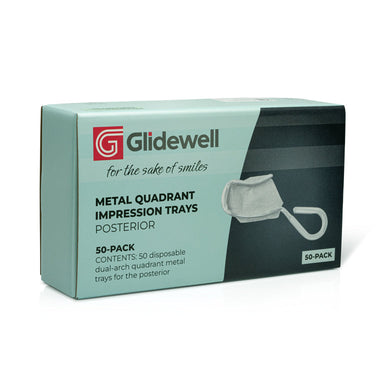 Metal Quadrant Impression Tray (50-pack)