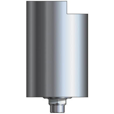 Inclusive® Titanium Abutment Blank compatible with: Biomet 3i™ Certain® 4.1 mm
