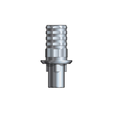 Inclusive® GL Titanium Abutment 6 mmH compatible with: Implant Direct® RePlant® Ø4.3 mm