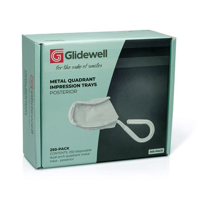 Metal Quadrant Impression Tray (250-pack)