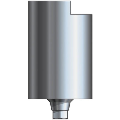 Inclusive® Titanium Abutment Blank compatible with: Nobel Biocare NobelActive® NP