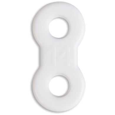 EMA® Elastic Straps, White, 14mm